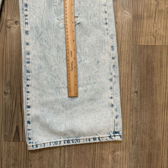 NWT BP 'Be Responsible' Jeans Womens Acid Wash High Rise Mom Straight Leg 28 Y2K - Picture 3 of 11